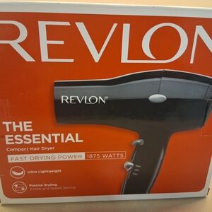 Revlon Black and Gray Compact Hair Dryer
